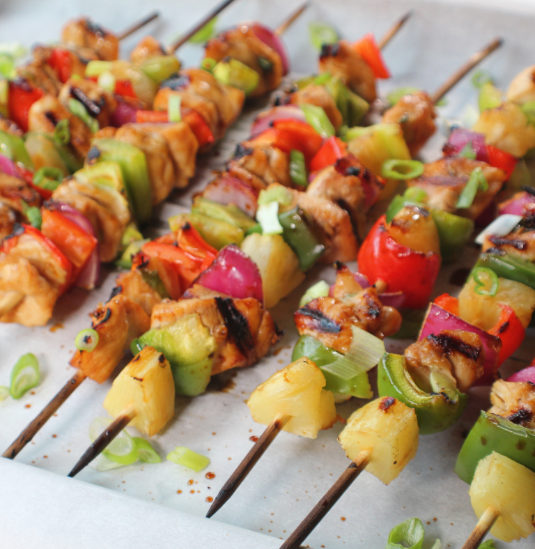 Hawaiian Chicken Skewers - NOURISH YOUR WAY